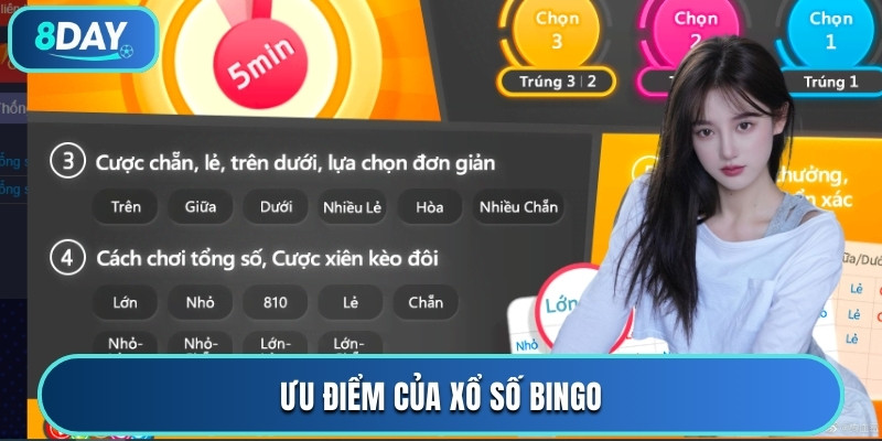 Ưu điểm giúp Bingo tiếp cận với nhiều hội viên